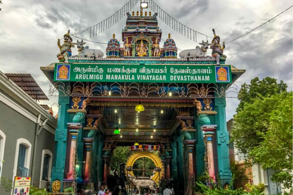 Manakula Vinayagar Temple Pondicherry – Spiritual Tour Packages by Kanishka Tours & Travels.